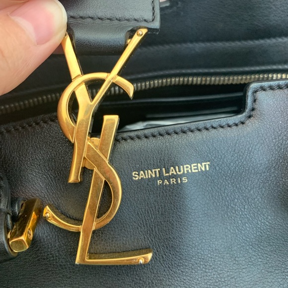 YSL Monogram cabas bag calfskin no strap - Picture 5 of 12